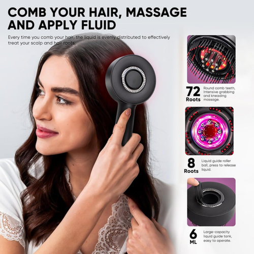 Scalp massager rolling balls