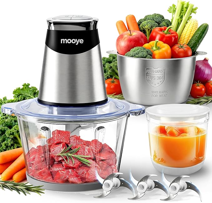 Food Processor Chopper Meat Grinder