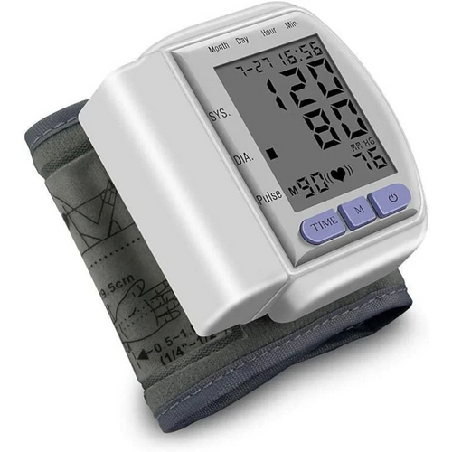 Automatic Wrist Watch Blood Pressure Monitor CK-102S