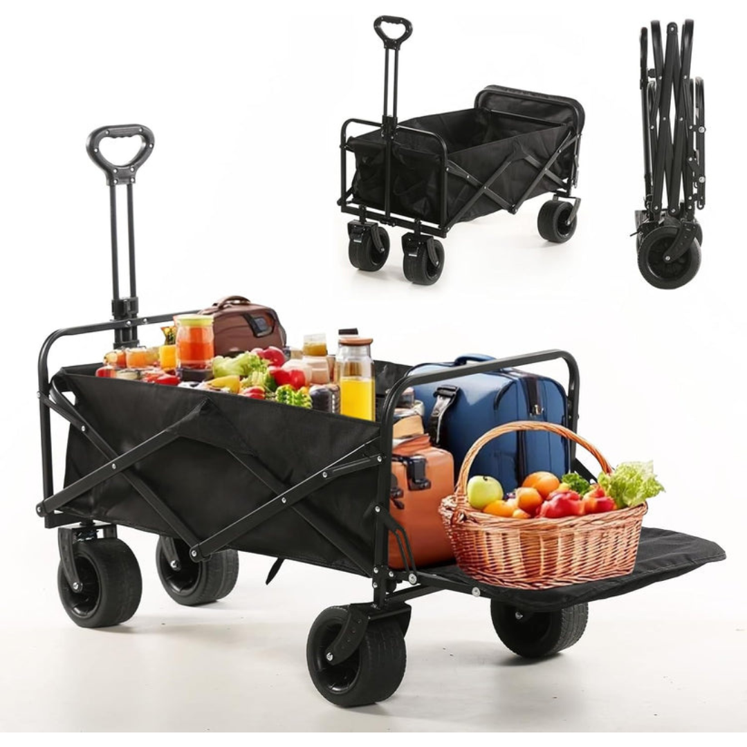 Wagon cart folded and expanded