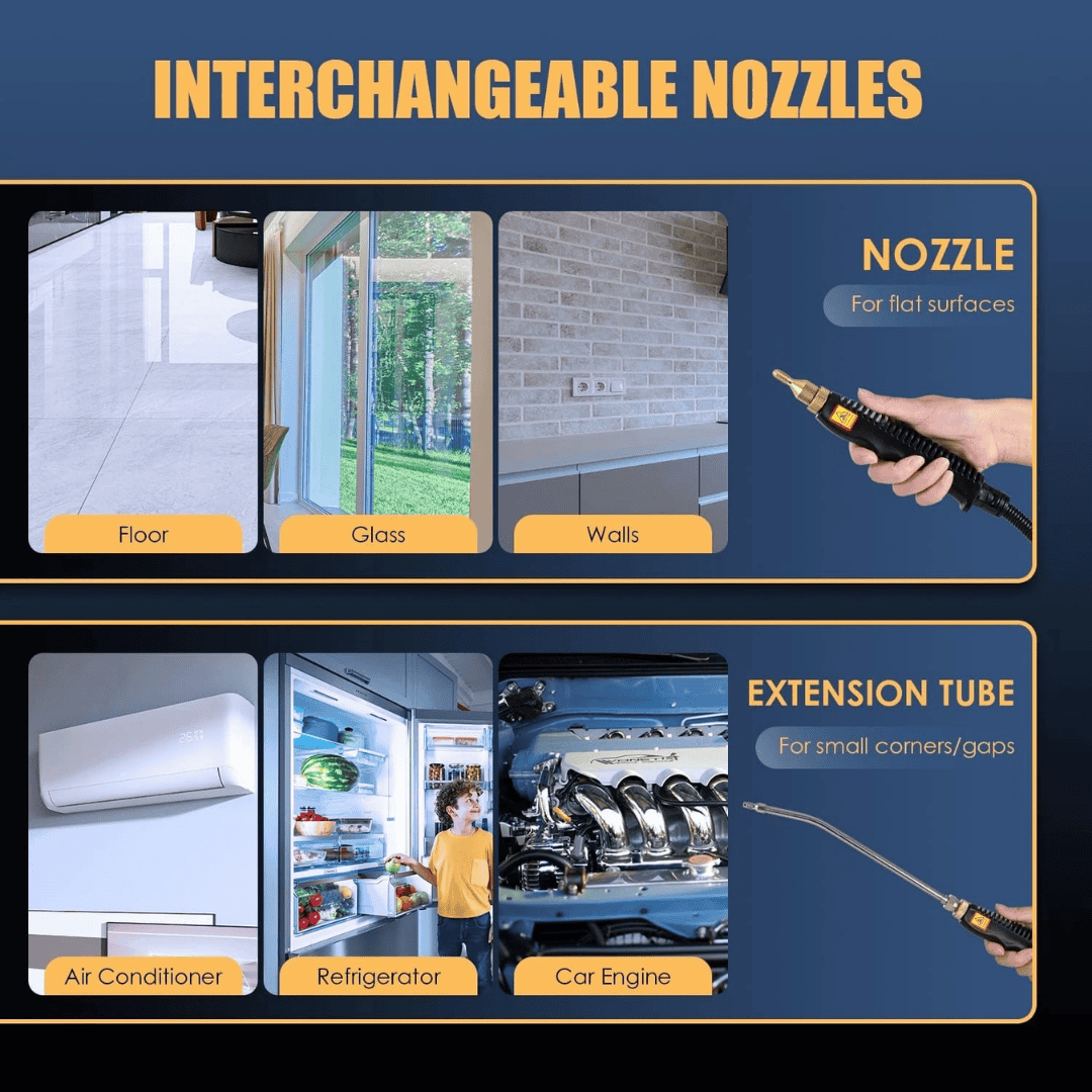 Steam cleaner attachments