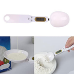 Measuring spoon scale in use