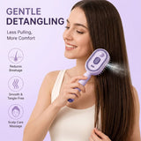 Steam brush with oil